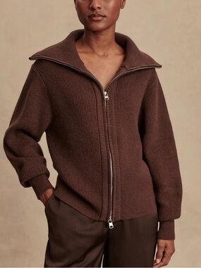 Varley Enrico Zip-Through Knit Jacket